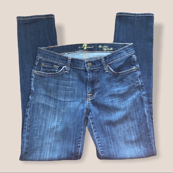 7 for All Mankind Slim Cigarette Jeans - Picture 1 of 8